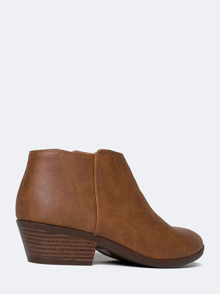 Low Ankle Western Bootie