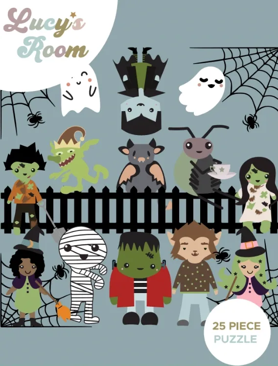 Lucy's Room Where the Monsters Roam Halloween Puzzle