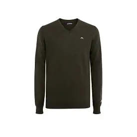 Lymann V-Neck Golf Sweater Grape Leaf