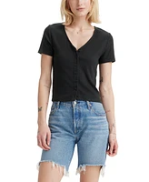 Macy's Levi's Women's Muse Short-Sleeve V-Neck Top