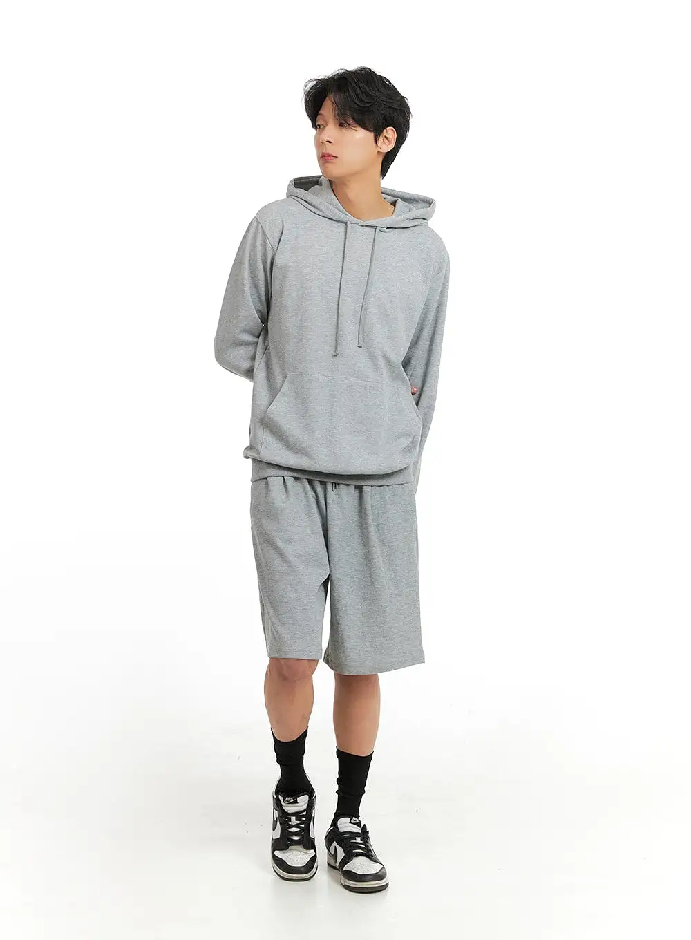 Men's Cozy Solid Cotton Hoodie IA401