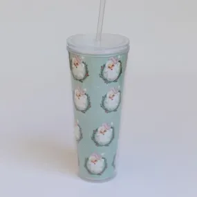 Merry Christmas Straw Tumbler