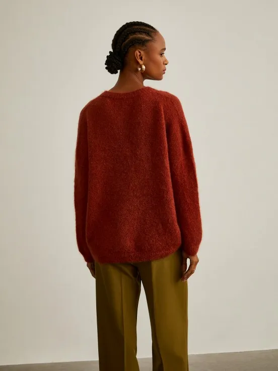 Mohair wool sweater