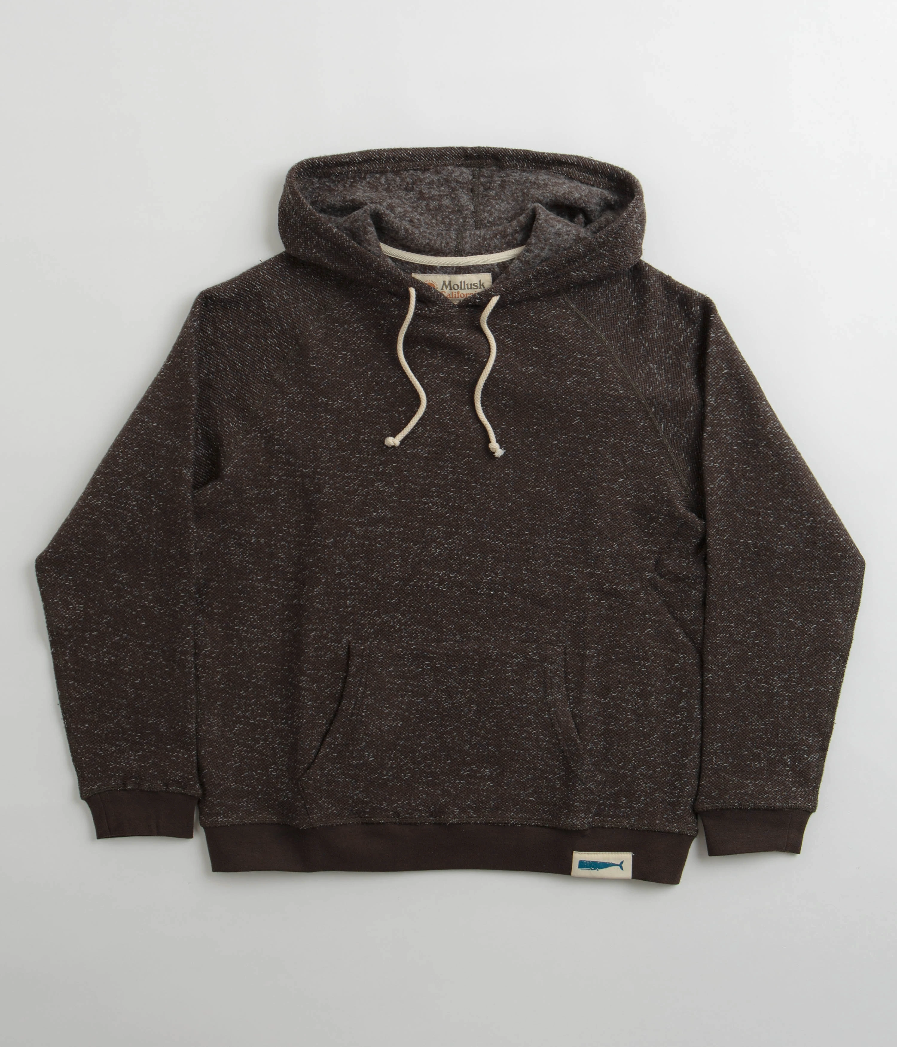 Mollusk Whale Patch Hoodie - Faded Black