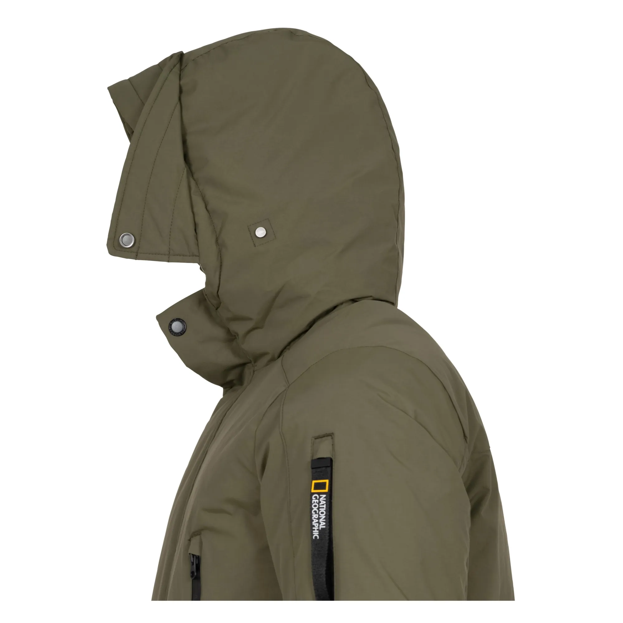 National Geographic Men's Parka Olive Leaf | Buy National Geographic Men's Parka Olive Leaf here | Outnorth