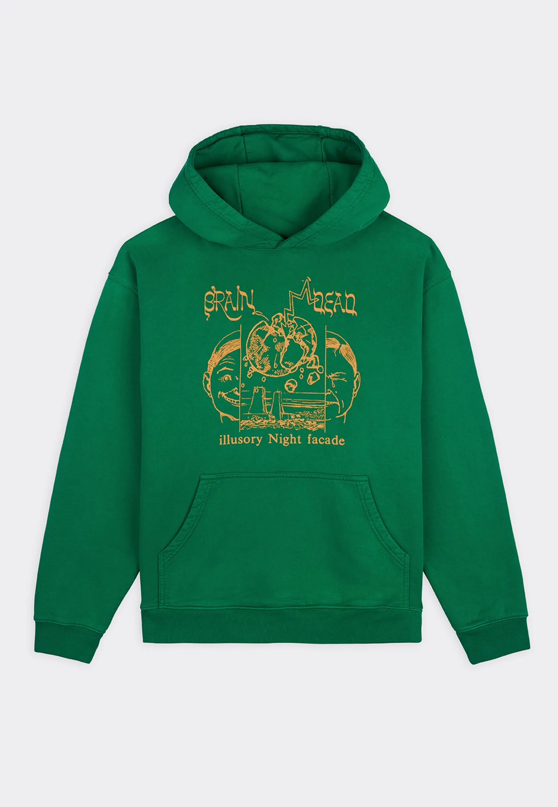 Night Facade Hoodie - green