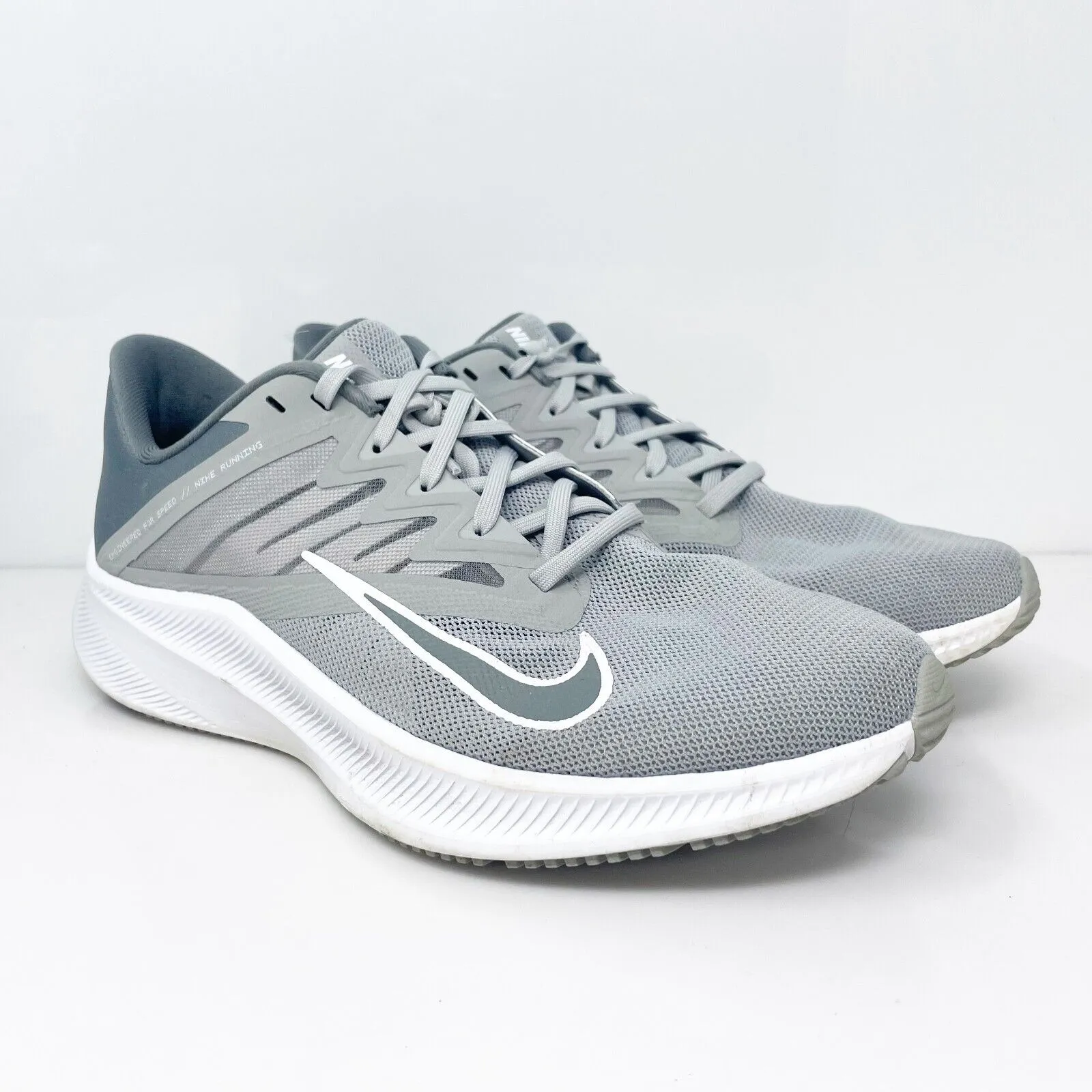 Nike Mens Quest 3 CD0230-003 Gray Running Shoes Sneakers Size 9.5