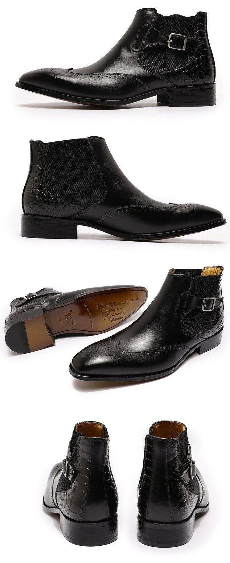 Oxford Boots - Brogue Shoes For Men