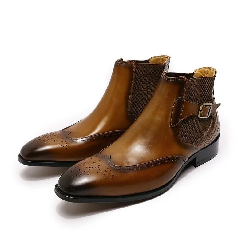 Oxford Boots - Brogue Shoes For Men