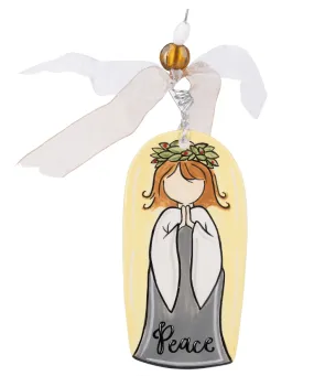 Peace Angel Flat Ornament