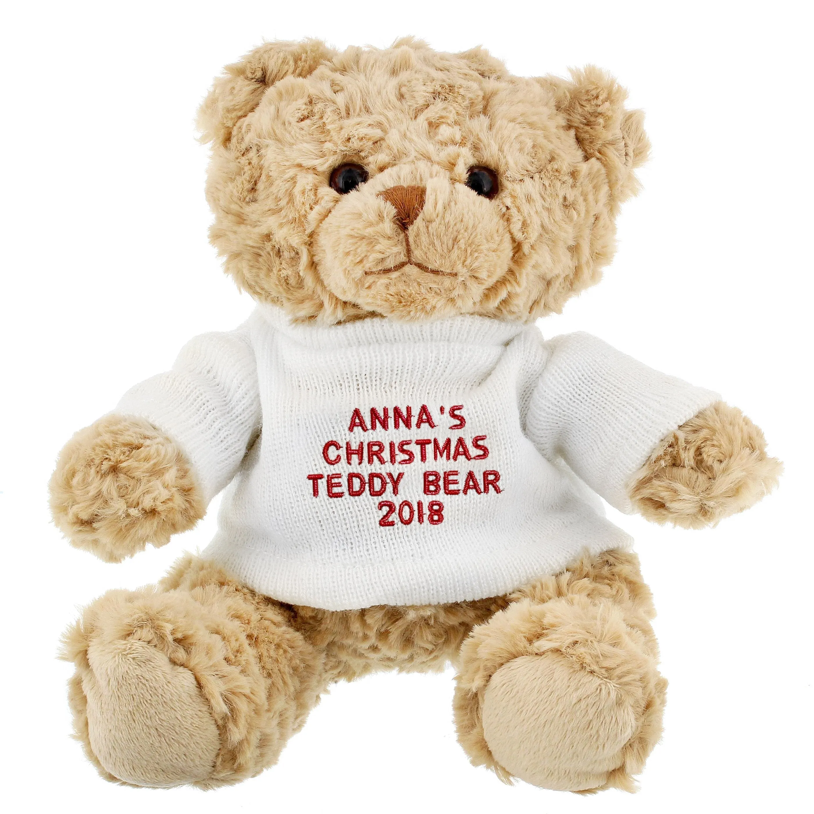 Personalised Christmas Message Teddy Bear