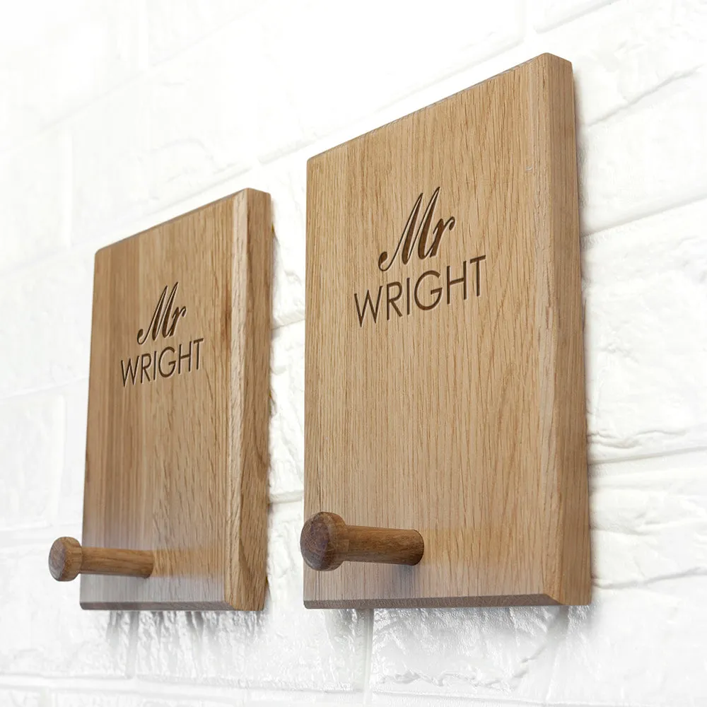 Personalised Couples Peg Hook