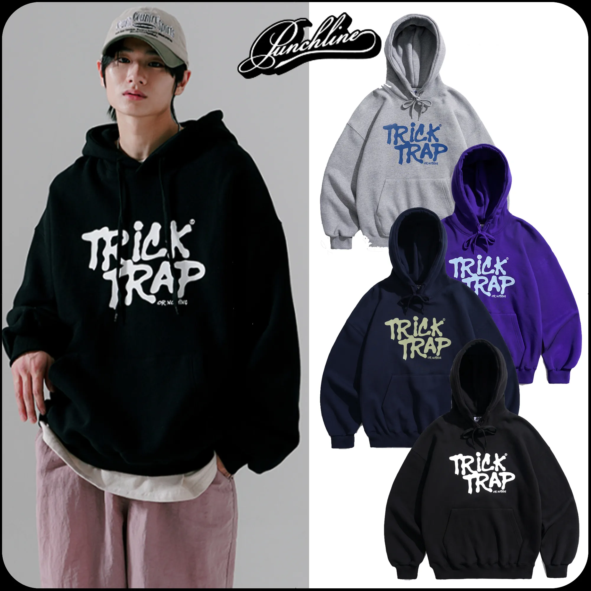 PUNCHLINE  |[ PUNCHLINE]★TRICK HOODIE