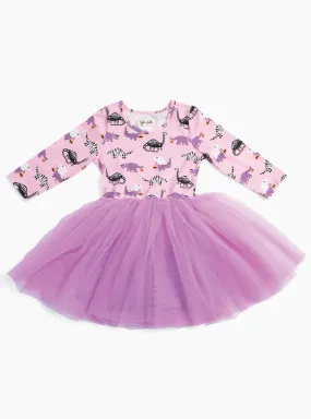 Purple Spooky Dino Dress