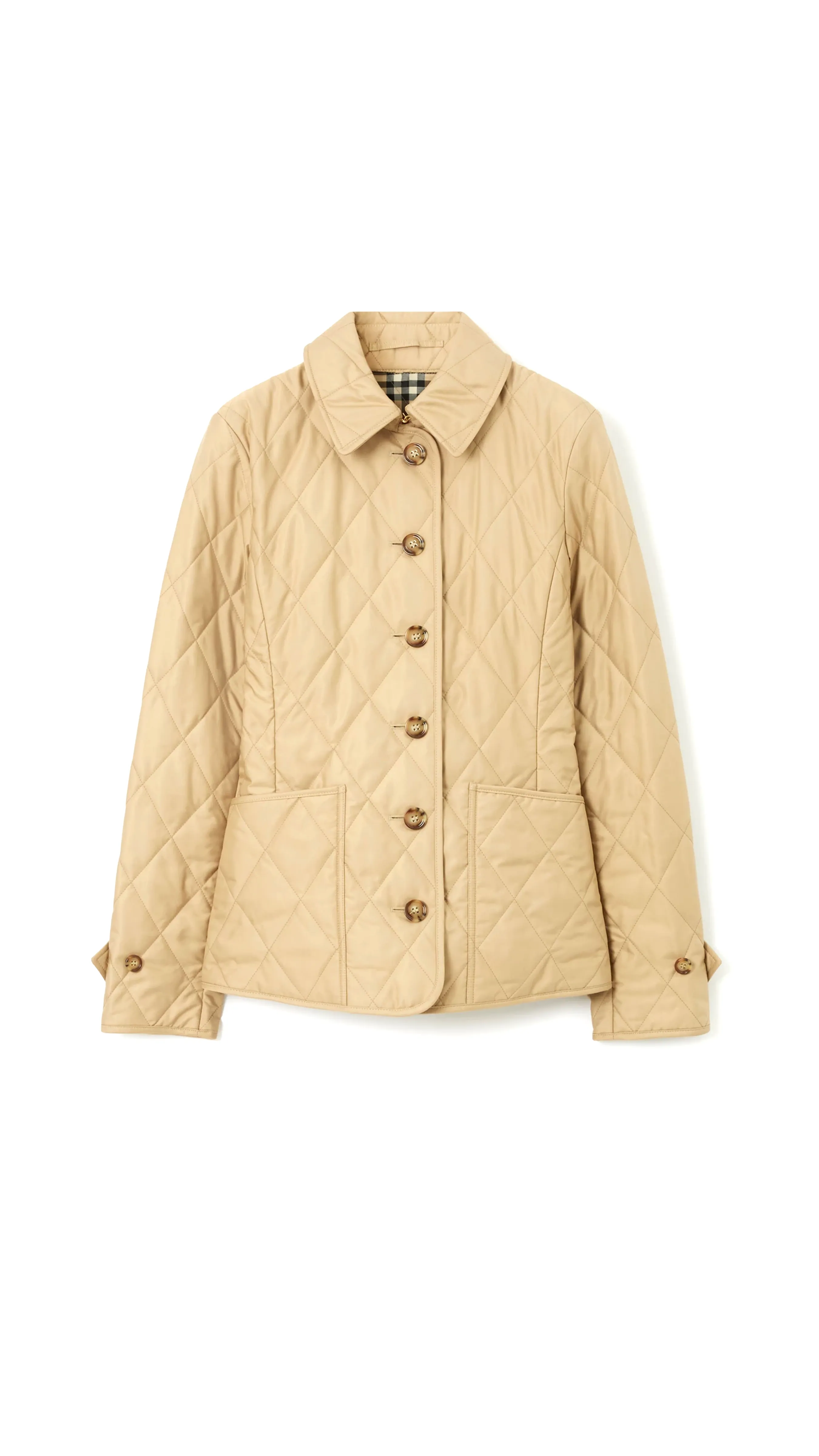 Quilted Thermoregulated Jacket - Beige