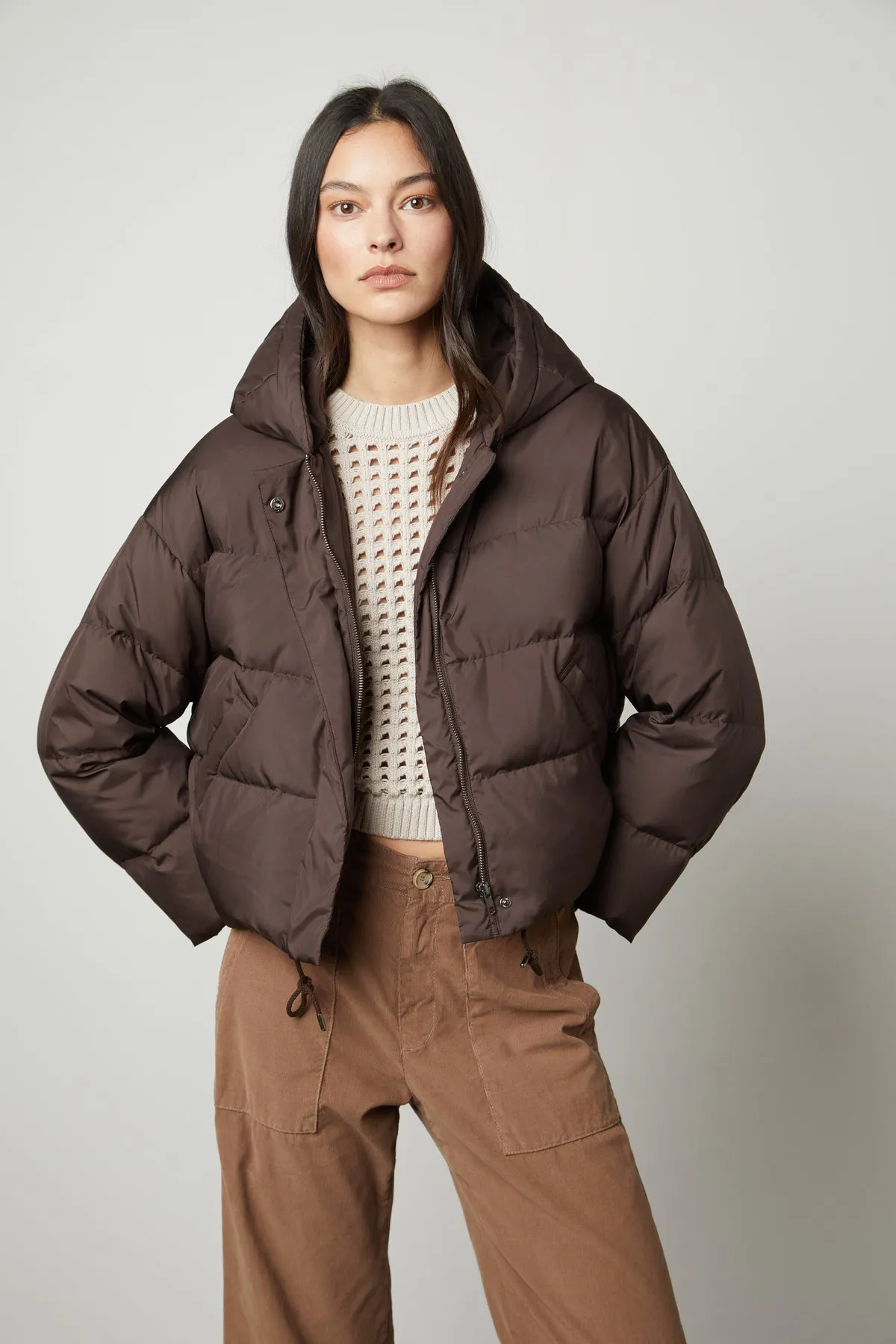 RAYLIN CROPPED PUFFER JACKET