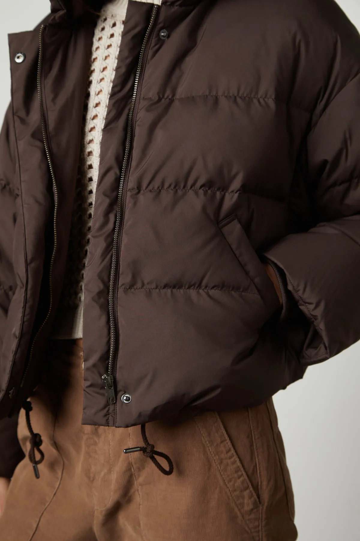 RAYLIN CROPPED PUFFER JACKET