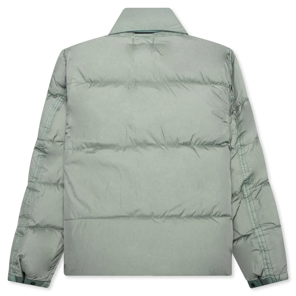 Real Feather Jacket - Sage