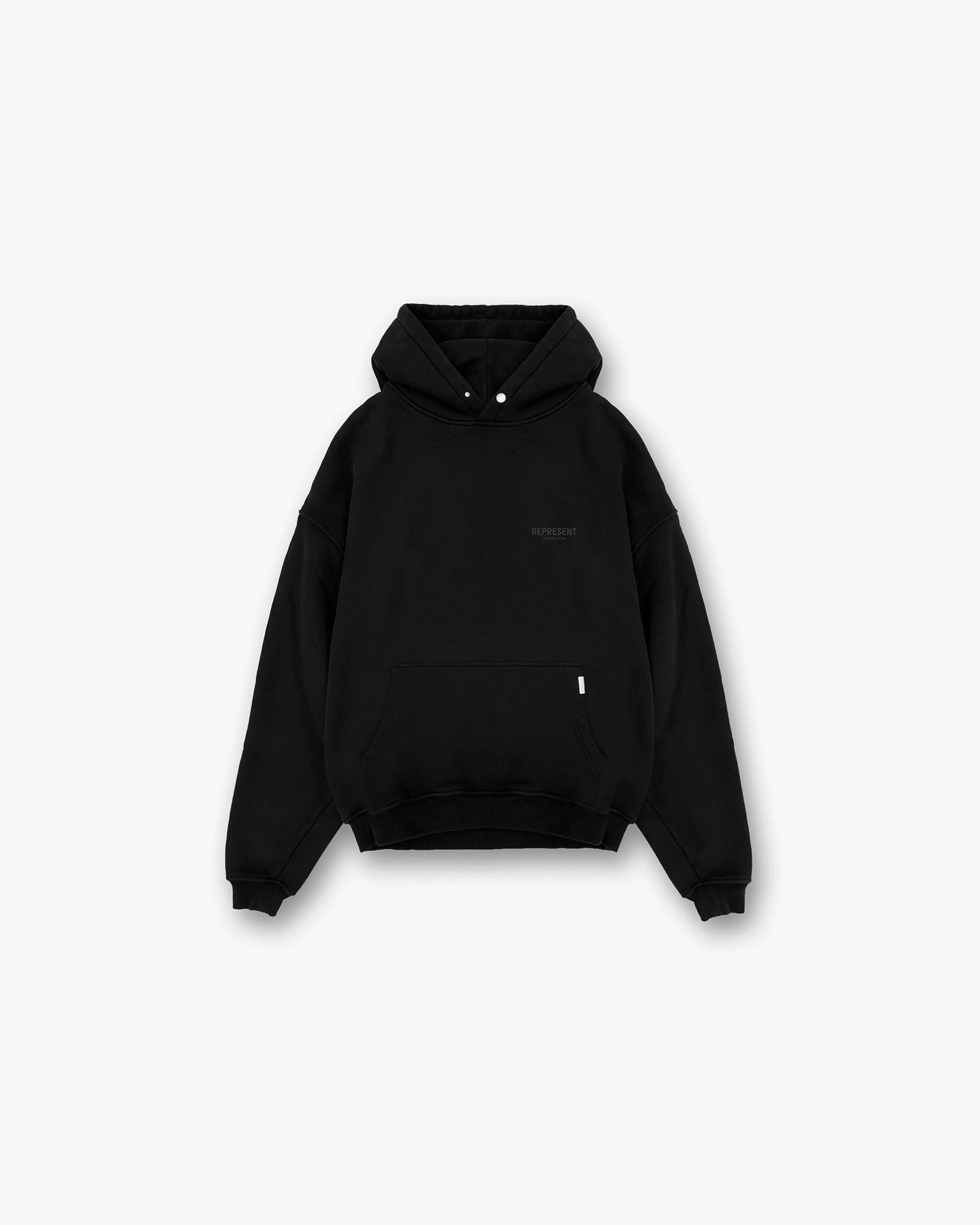 Represent Owners Club Hoodie - Black Matte