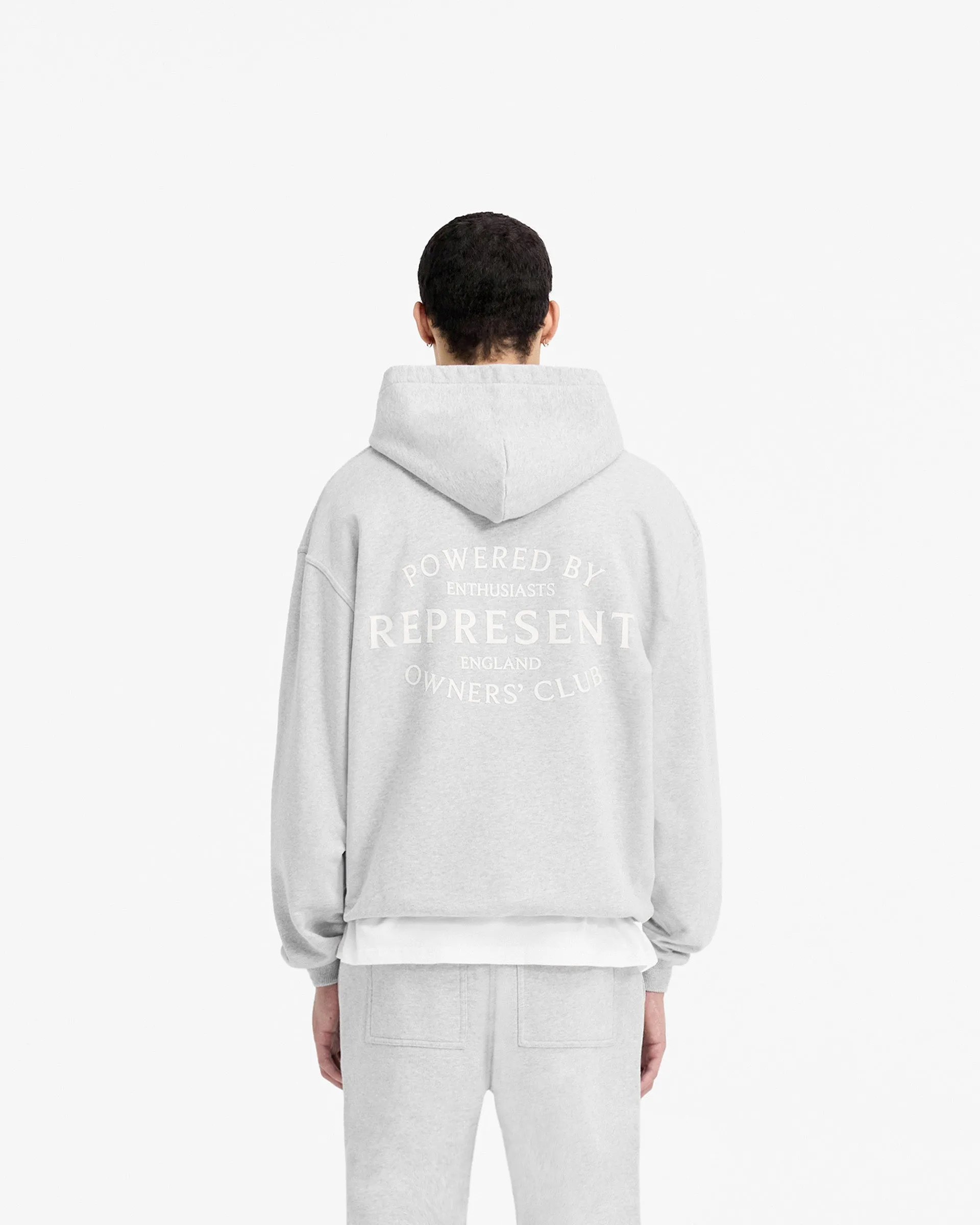 Represent Owners Club Stamp Hoodie - Ash Grey