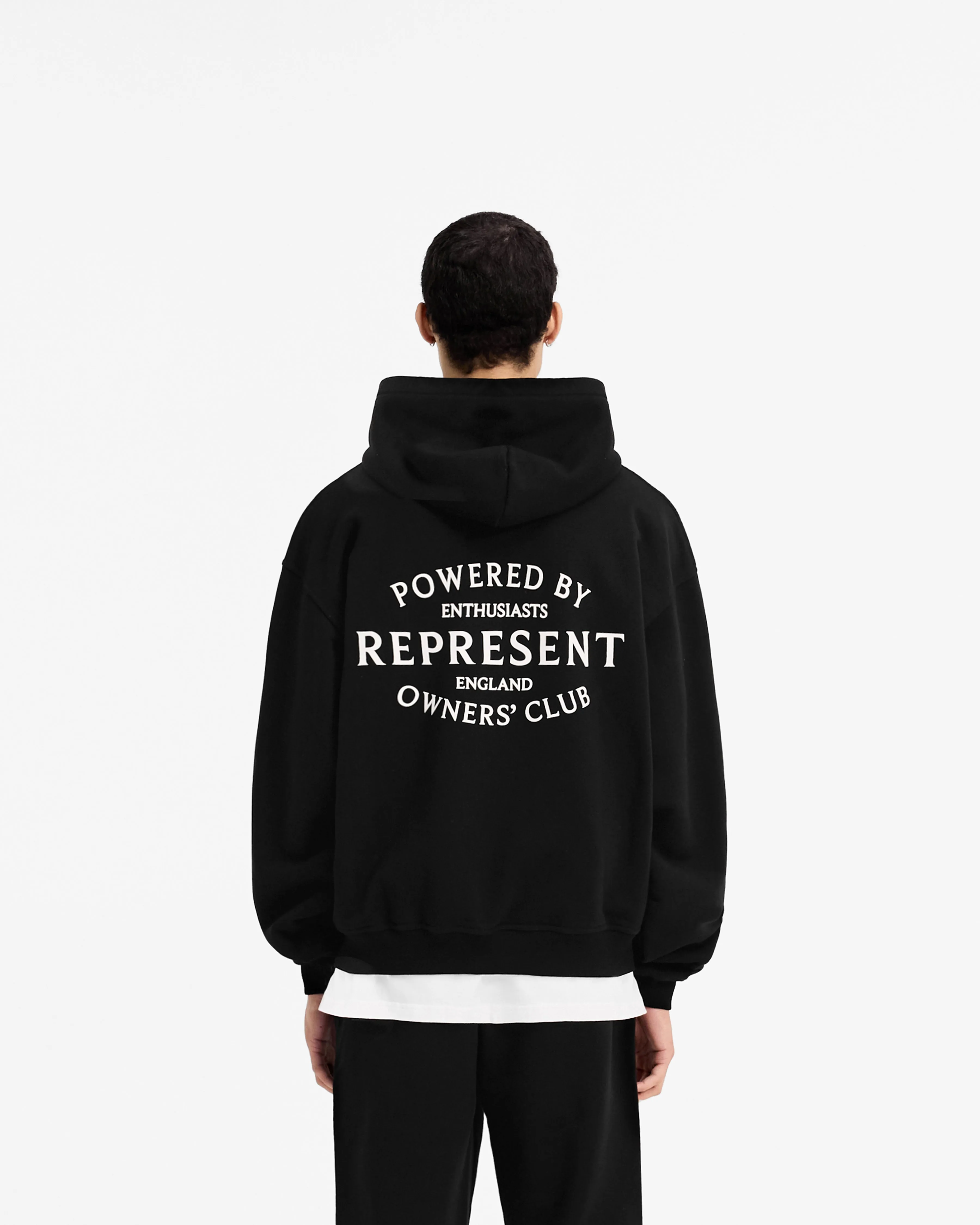 Represent Owners Club Stamp Hoodie - Jet Black