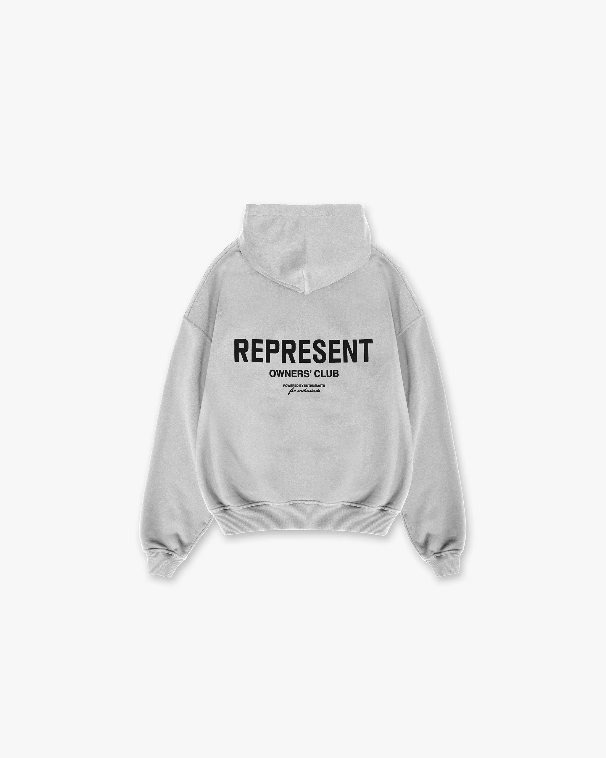 Represent Owners Club Zip Hoodie - Ash Grey