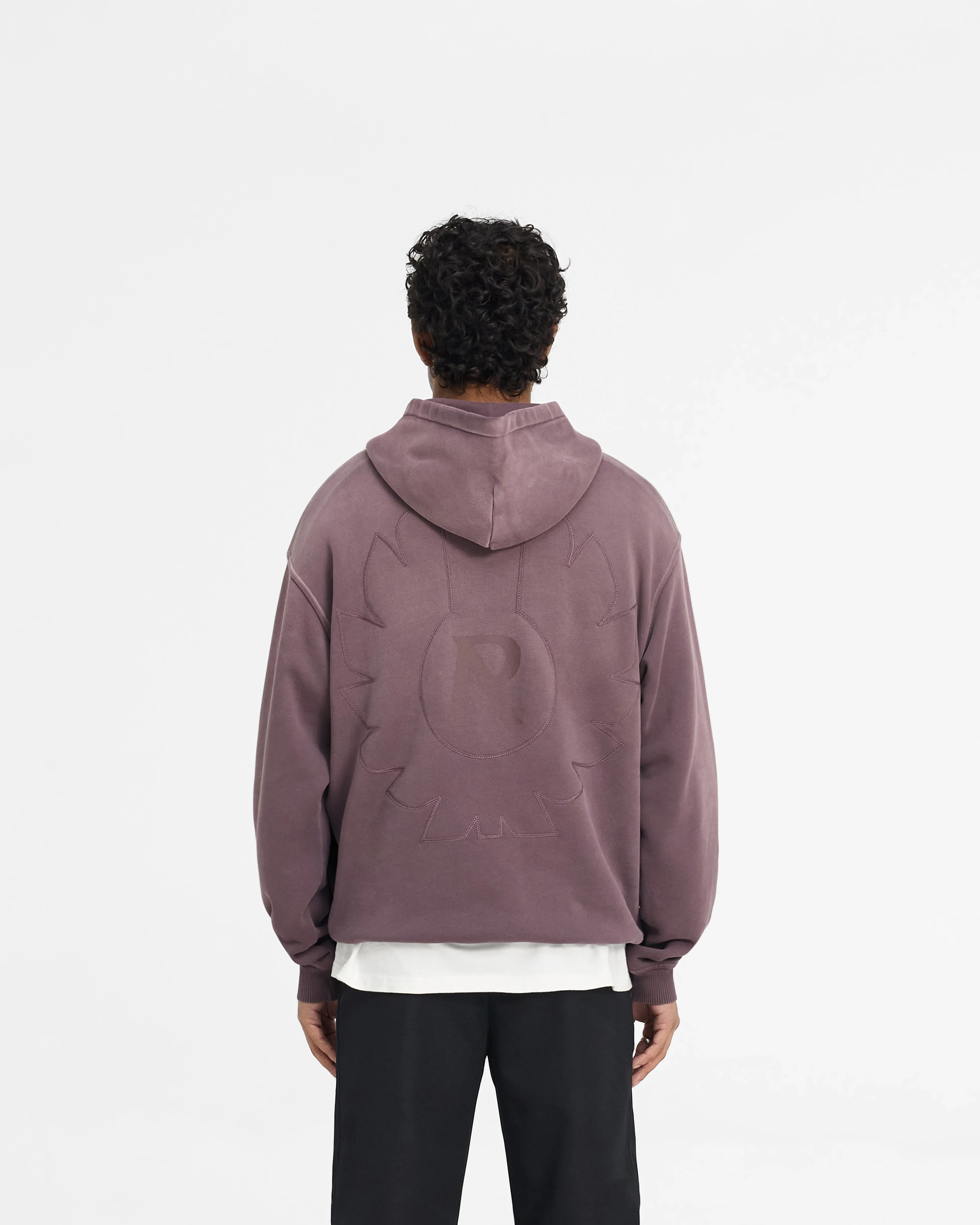 Represent X Belstaff Outline Phoenix Hoodie - Plum