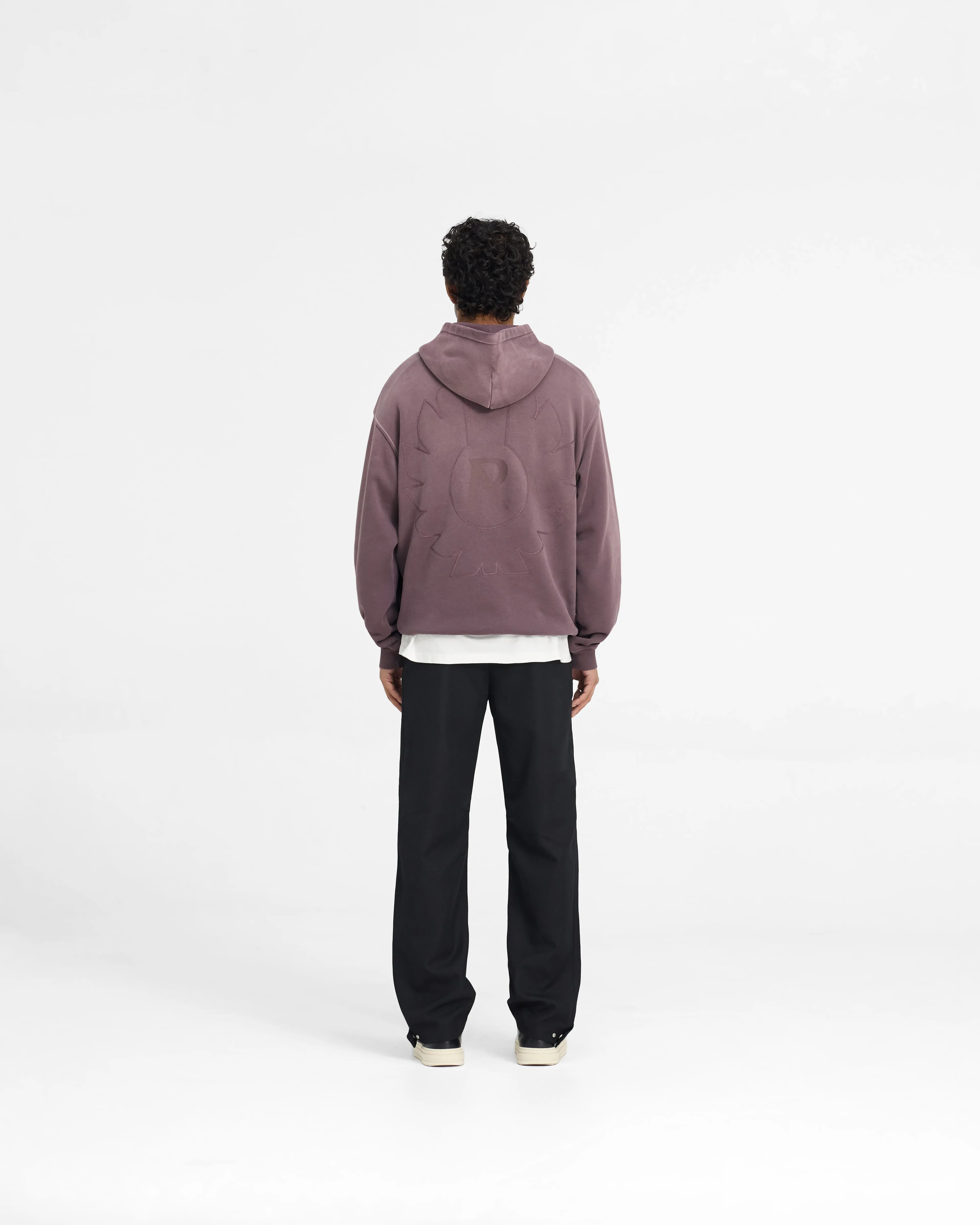 Represent X Belstaff Outline Phoenix Hoodie - Plum