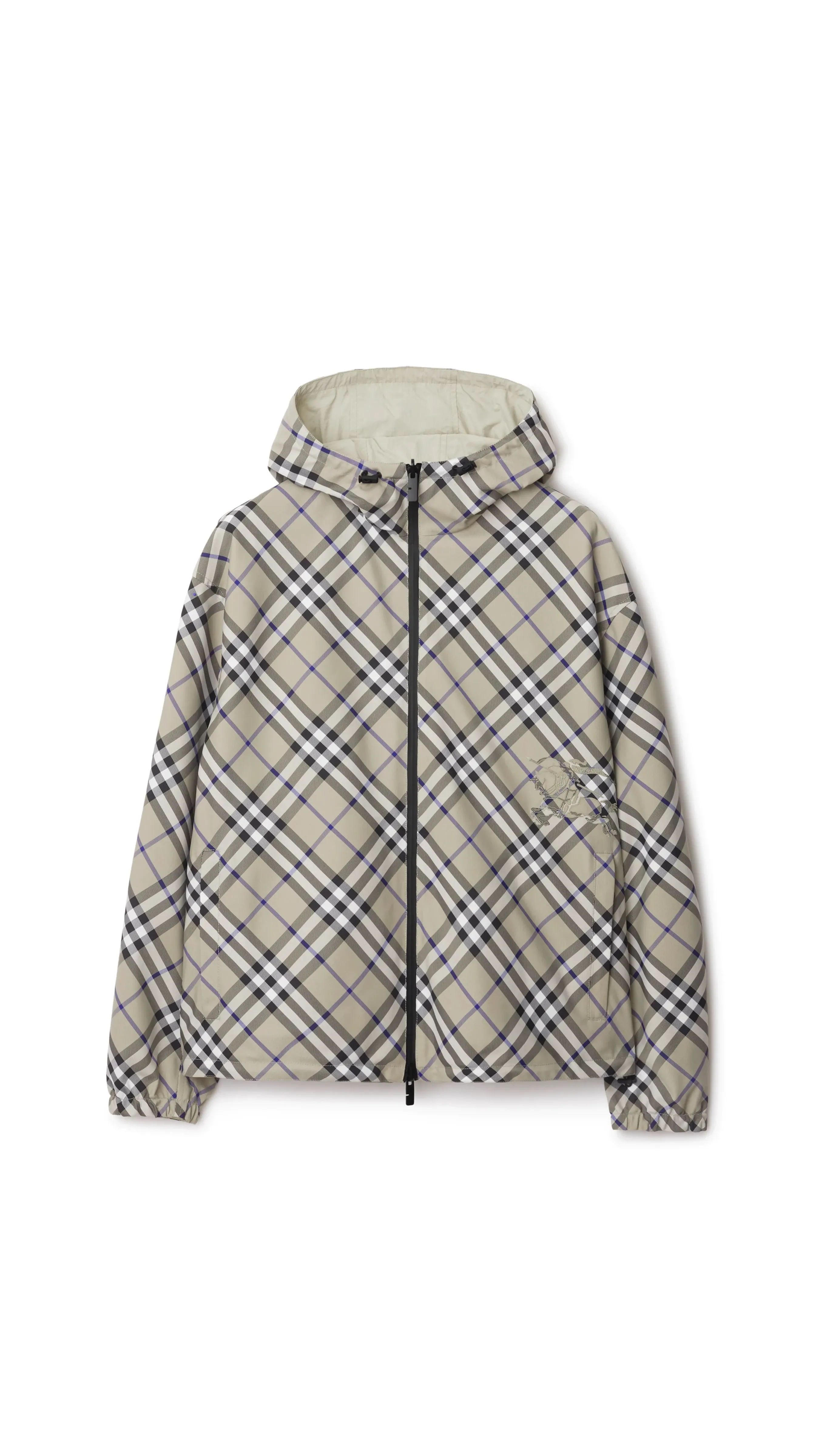 Reversible Check Jacket - Lichen