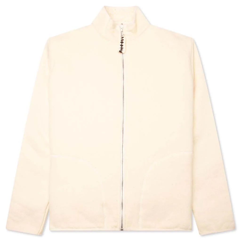 Reversible Sherpa Jacket - Eggshell