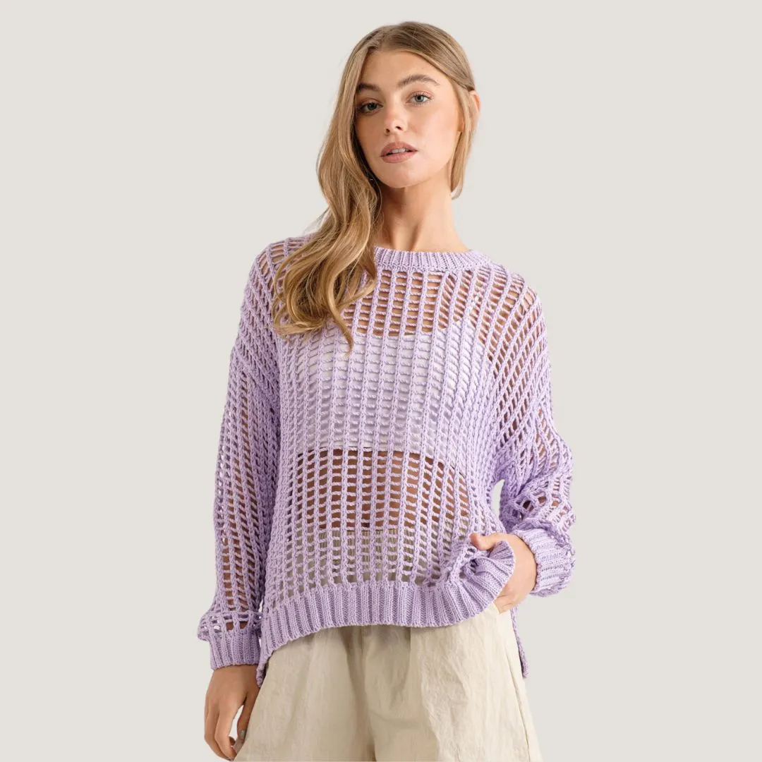 Reyna Sweater (Lavender)