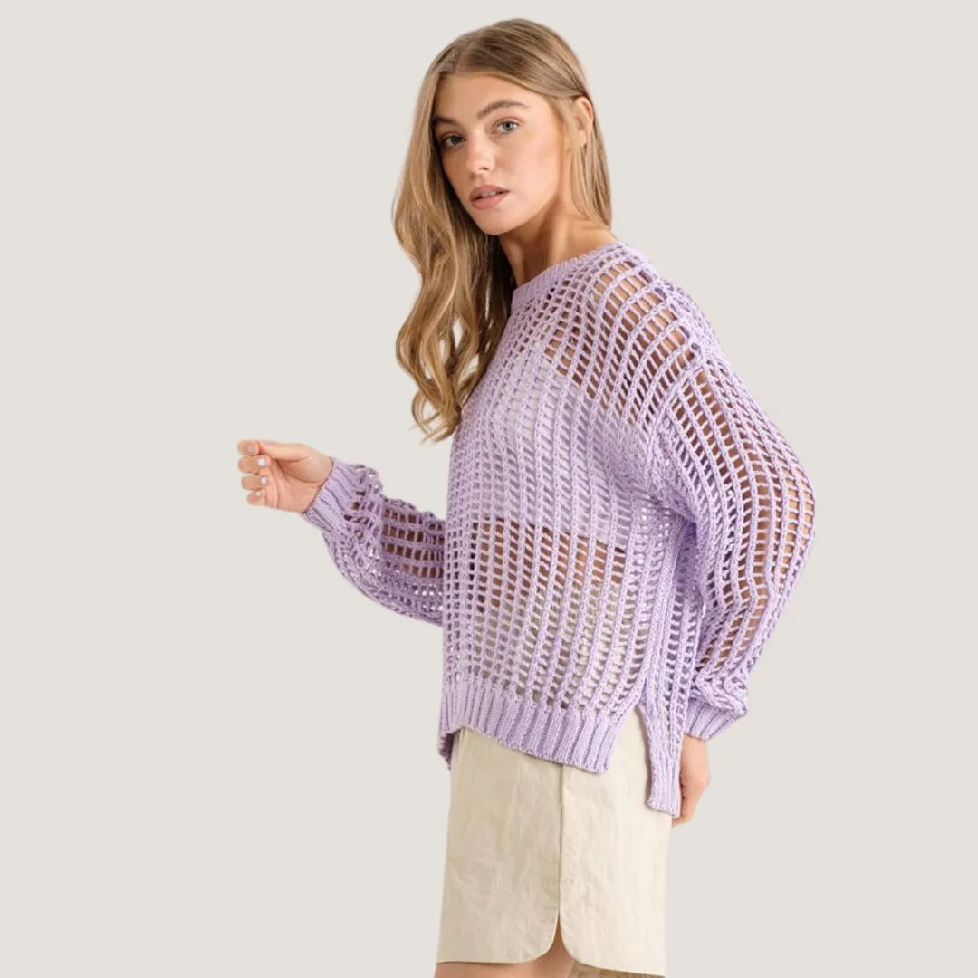 Reyna Sweater (Lavender)