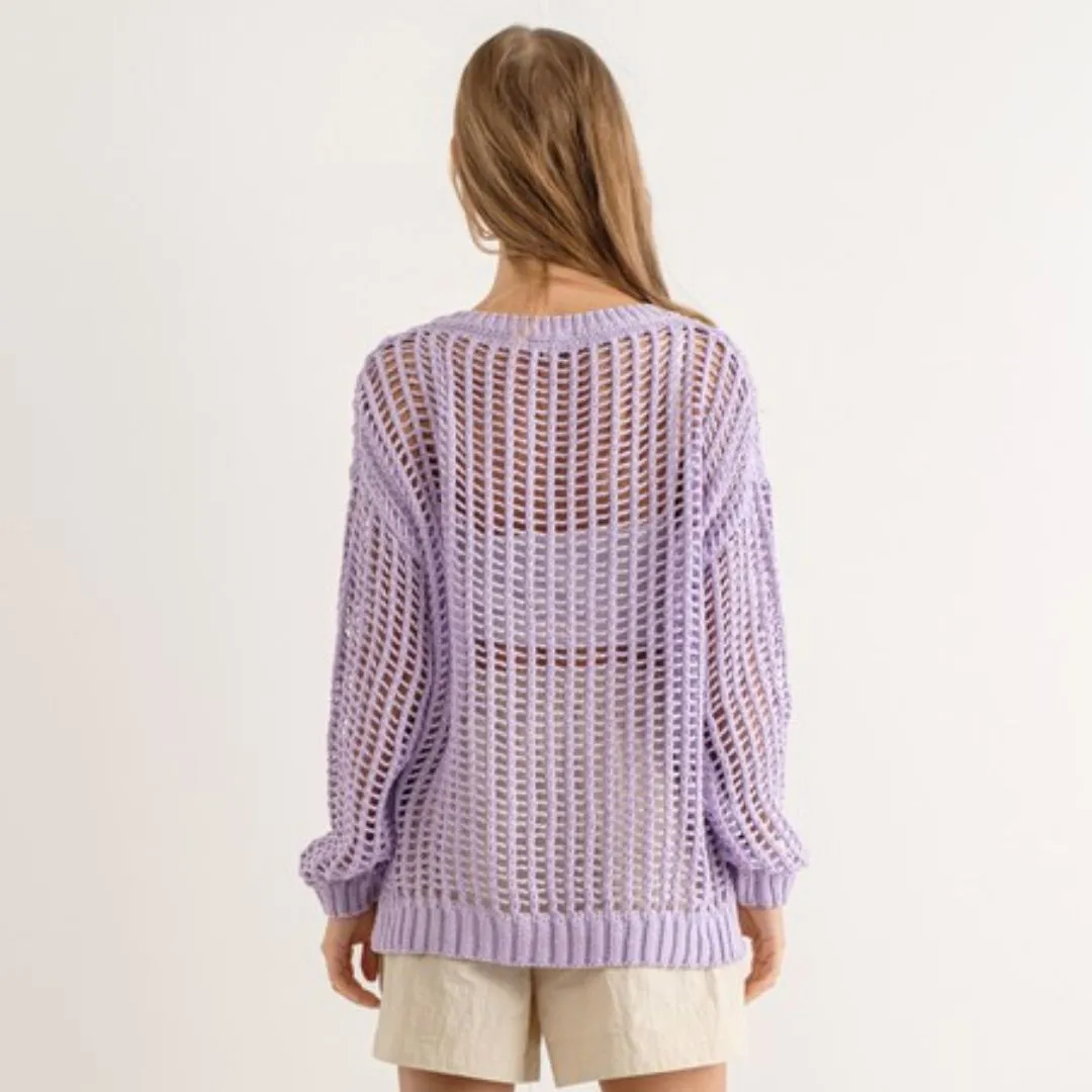 Reyna Sweater (Lavender)