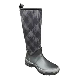 Richmond Waterproof Black Plaid Rubber /Neoprene Boots