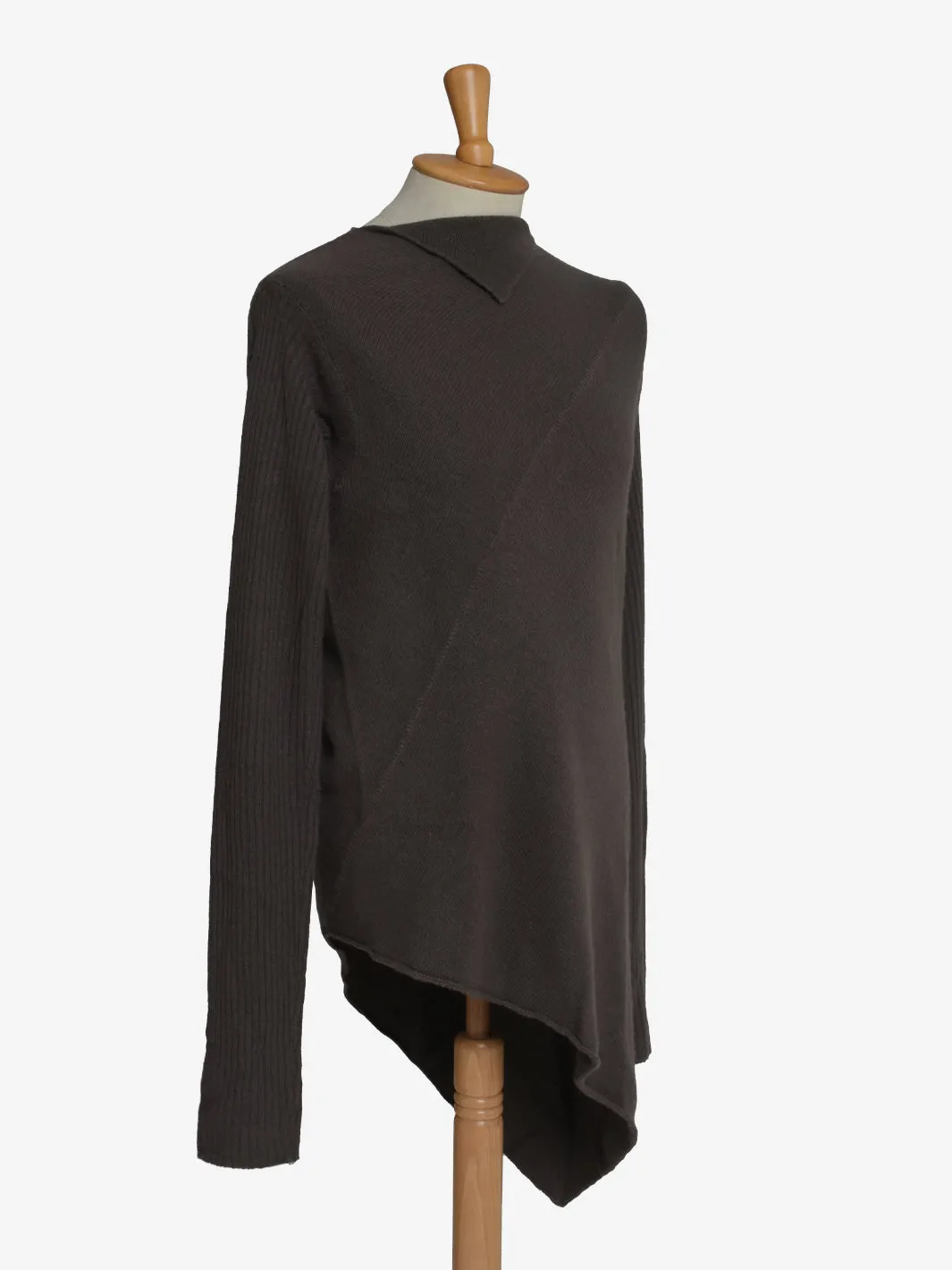 Rick Owens Asymmetrical Kashmir Sweater