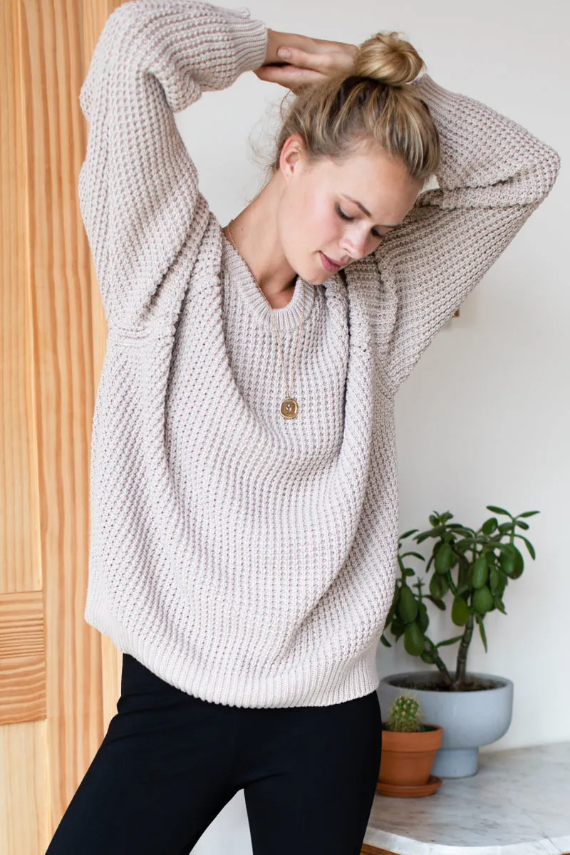 Ryan Heavy Sweater - Sand Organic