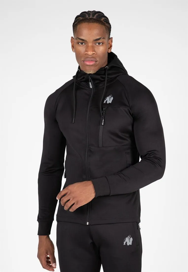 Scottsdale Track Jacket - Black - M Gorilla Wear