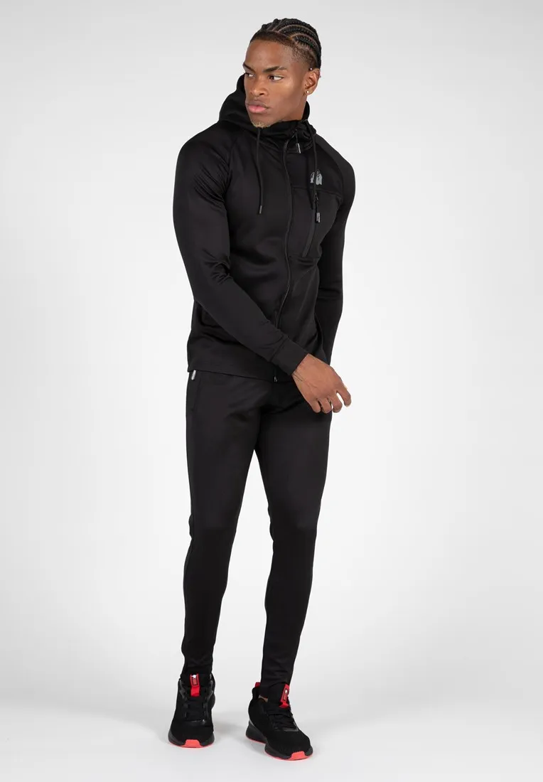 Scottsdale Track Jacket - Black - M Gorilla Wear