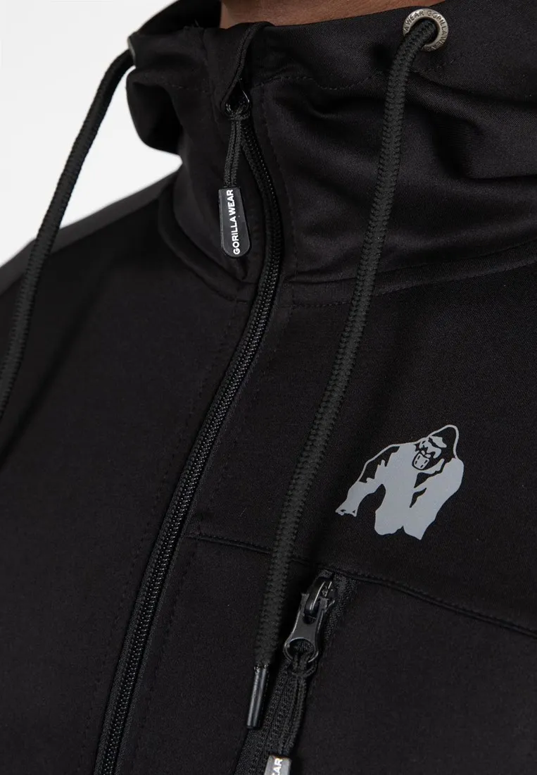 Scottsdale Track Jacket - Black - M Gorilla Wear