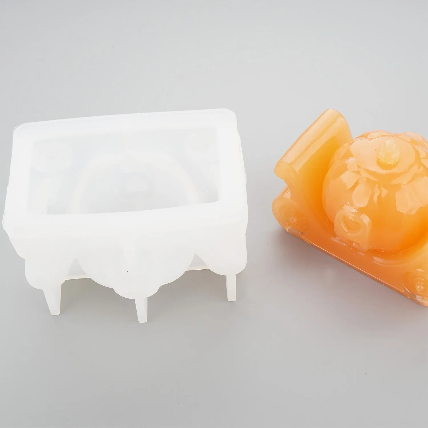 small 3D Pumpkin silicone mold for candy,chocolate, soap,halloween molds,halloween ghost molds