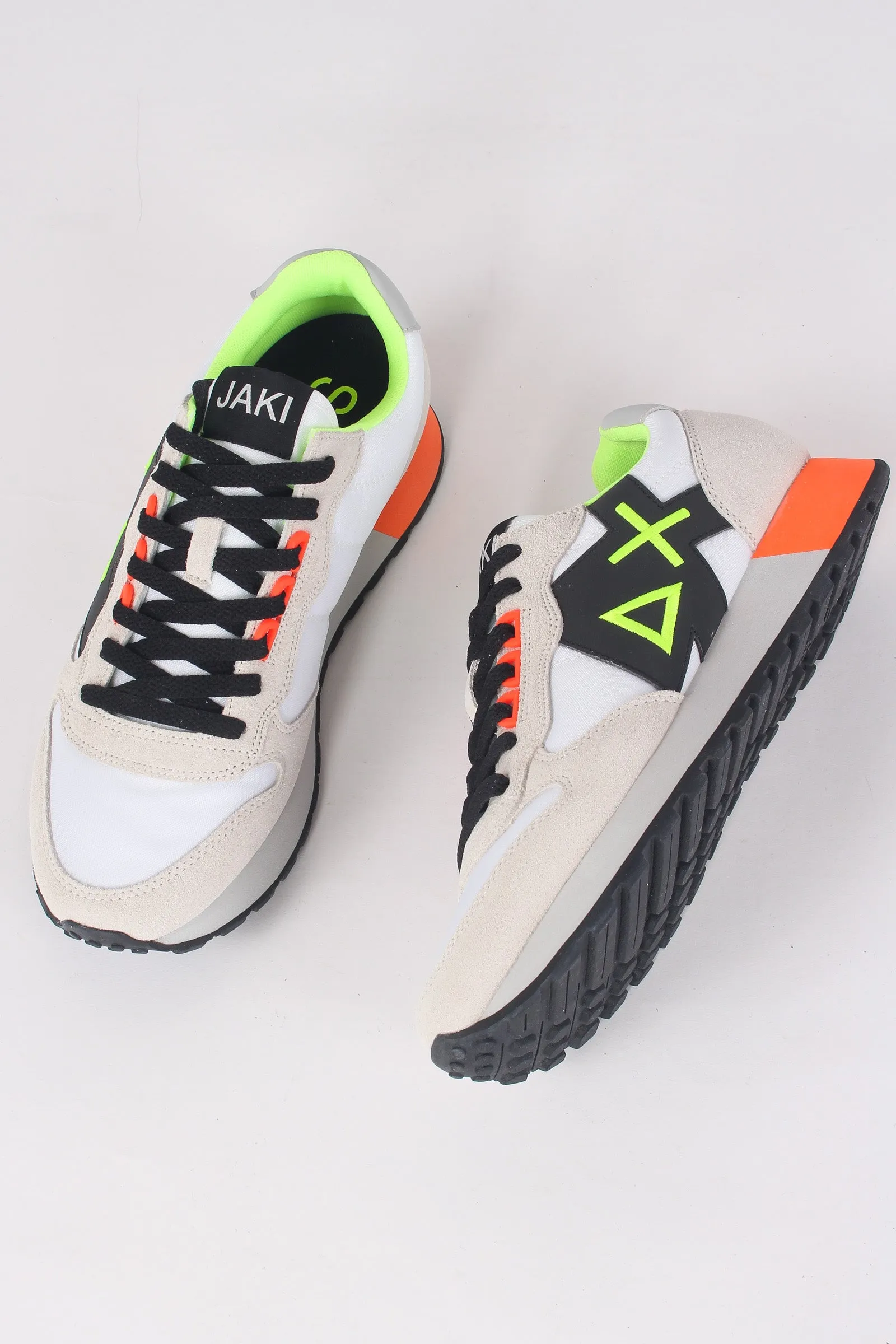 Sneaker Jaki Fluo Bianco