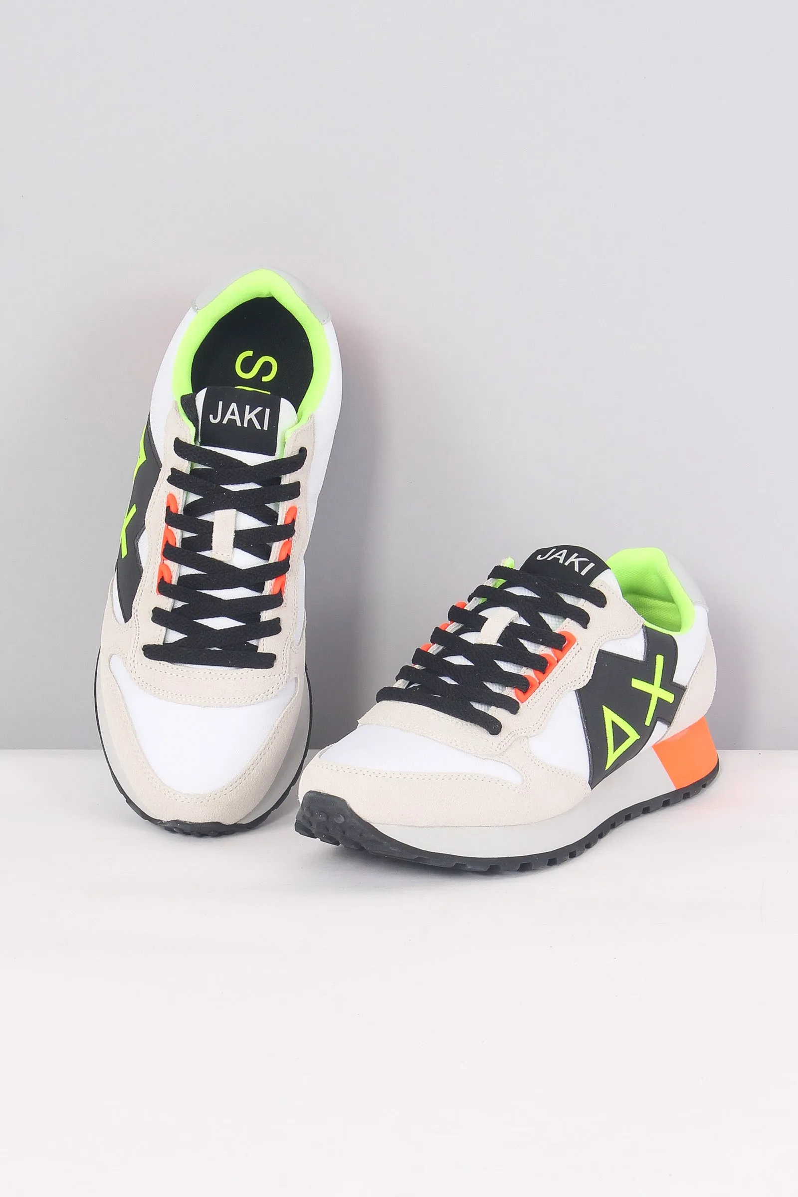 Sneaker Jaki Fluo Bianco