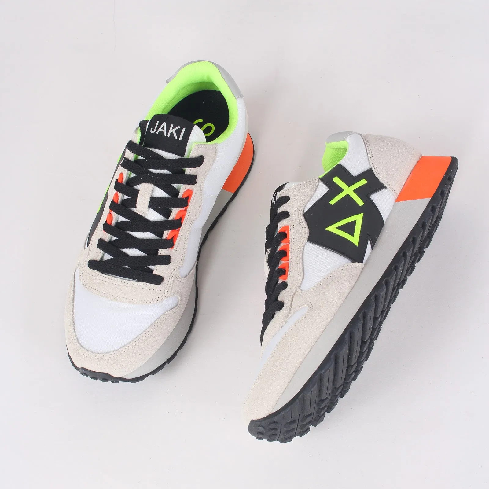 Sneaker Jaki Fluo Bianco