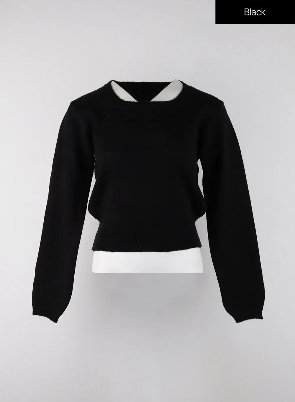 Square Neck Knit Sweater OD329