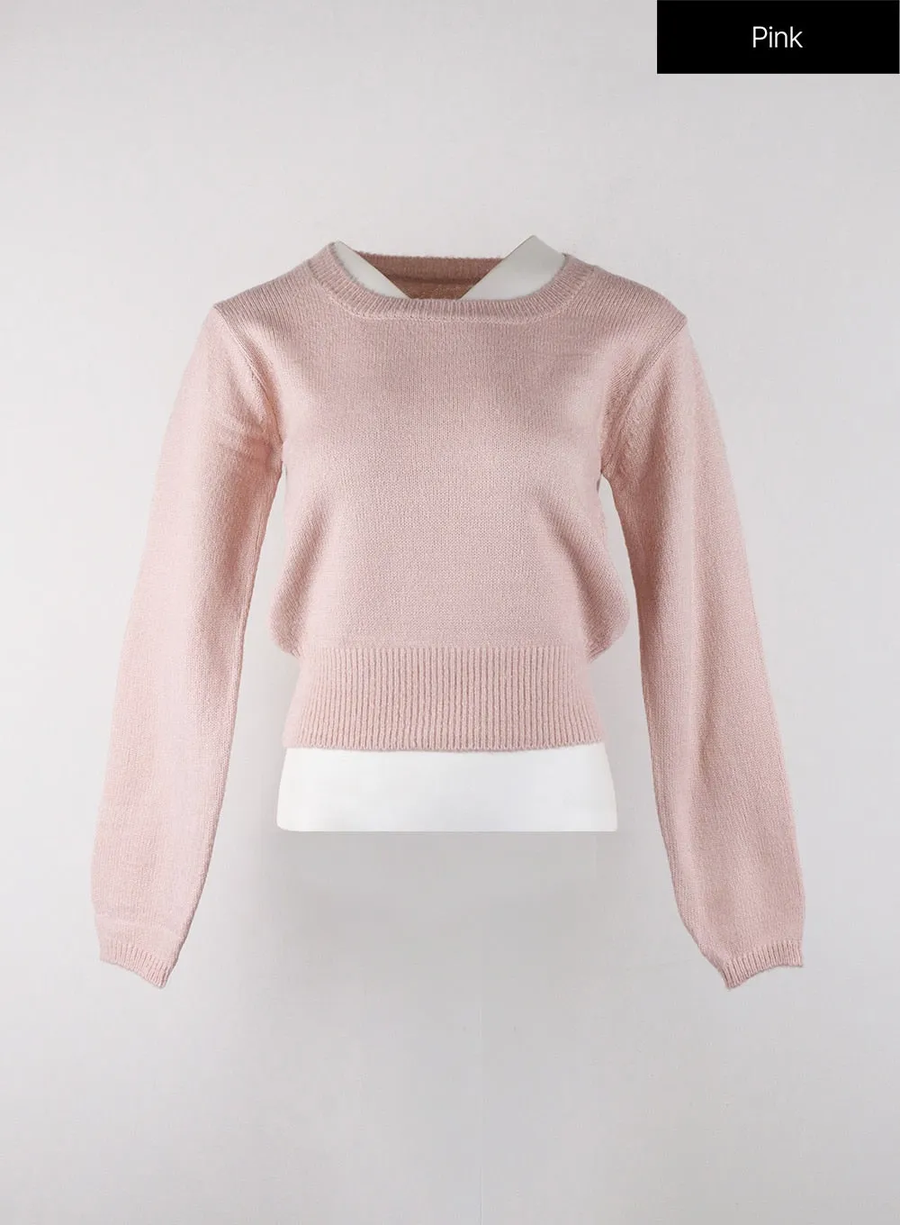 Square Neck Knit Sweater OD329