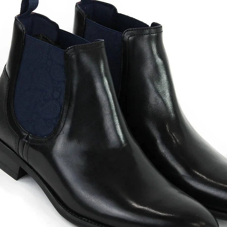 Ted Baker - Tradd Leather Chelsea Boots in Black