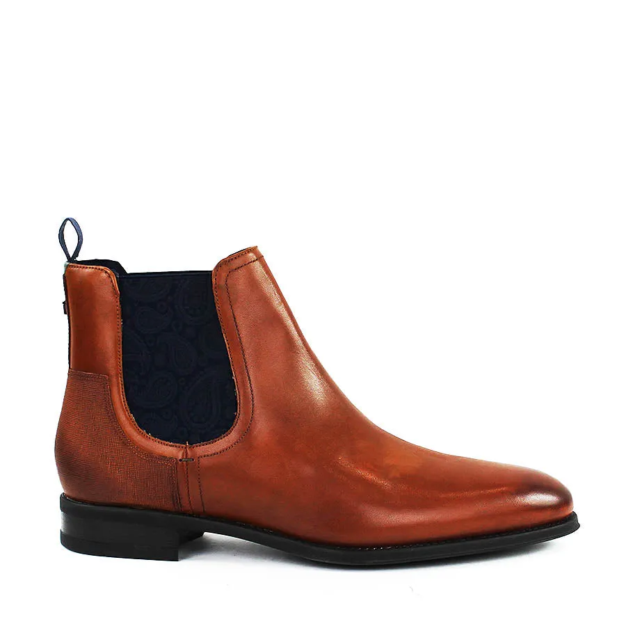 Ted Baker - Tradd Leather Chelsea Boots in Tan