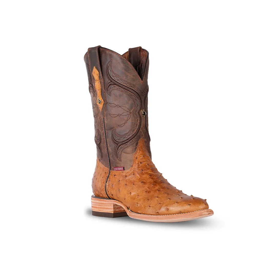 Texas Country Exotic Boot Ostrich Paja AVP60 H-Tacoma