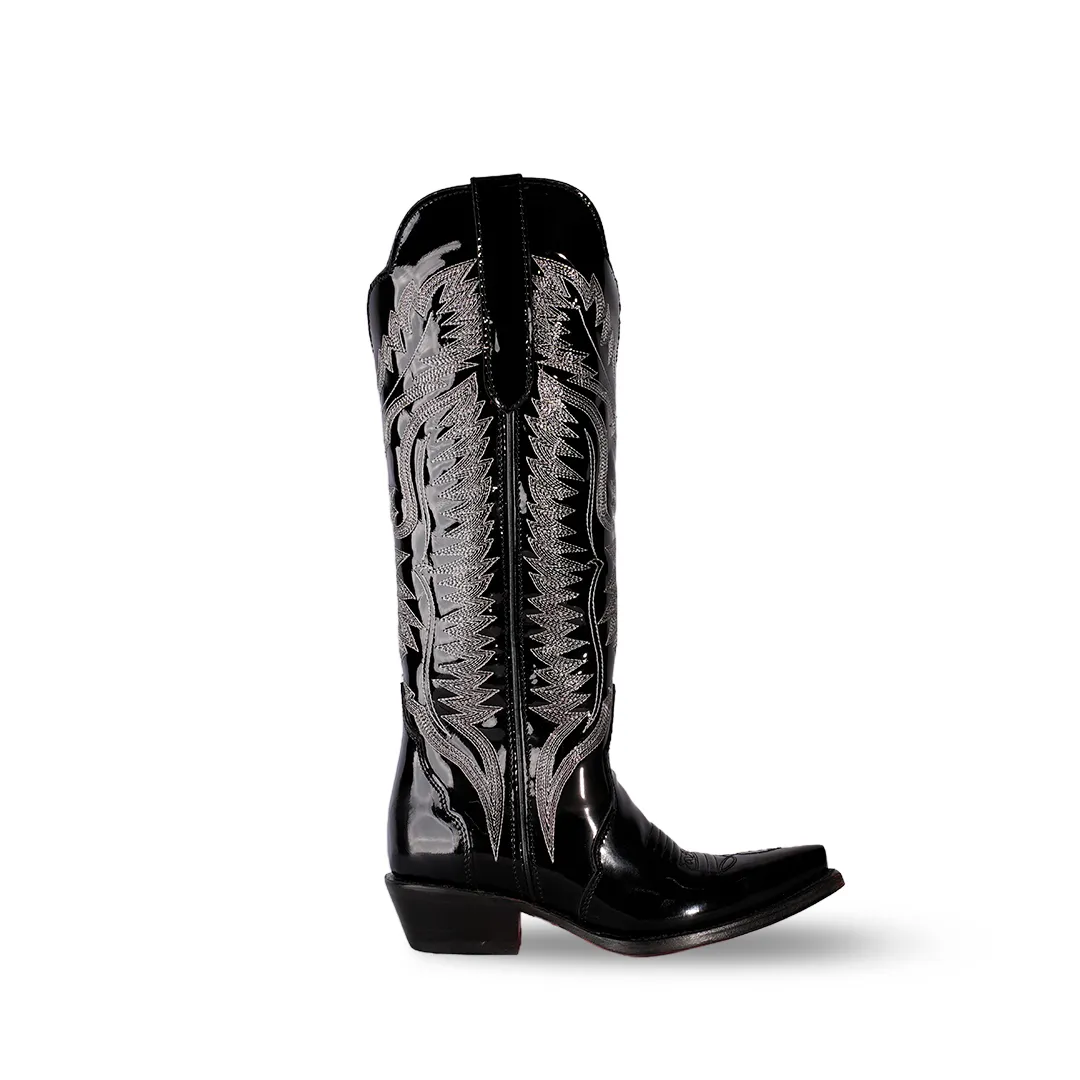 Texas Country Womens Western Boot E824 Escara Baby - Charol Black