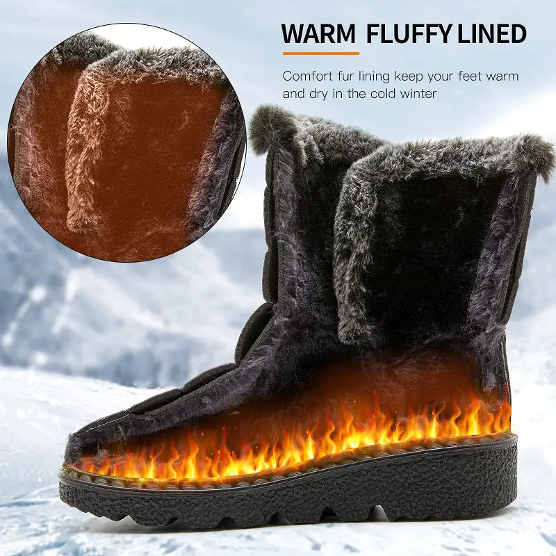 Tiosebon Thickened Outdoor Warm Boots